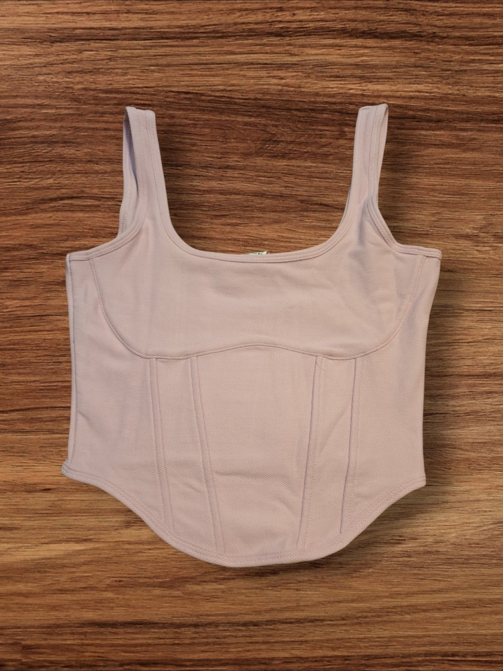 PINK Victoria's Secret Dusty Pink Corset Tank